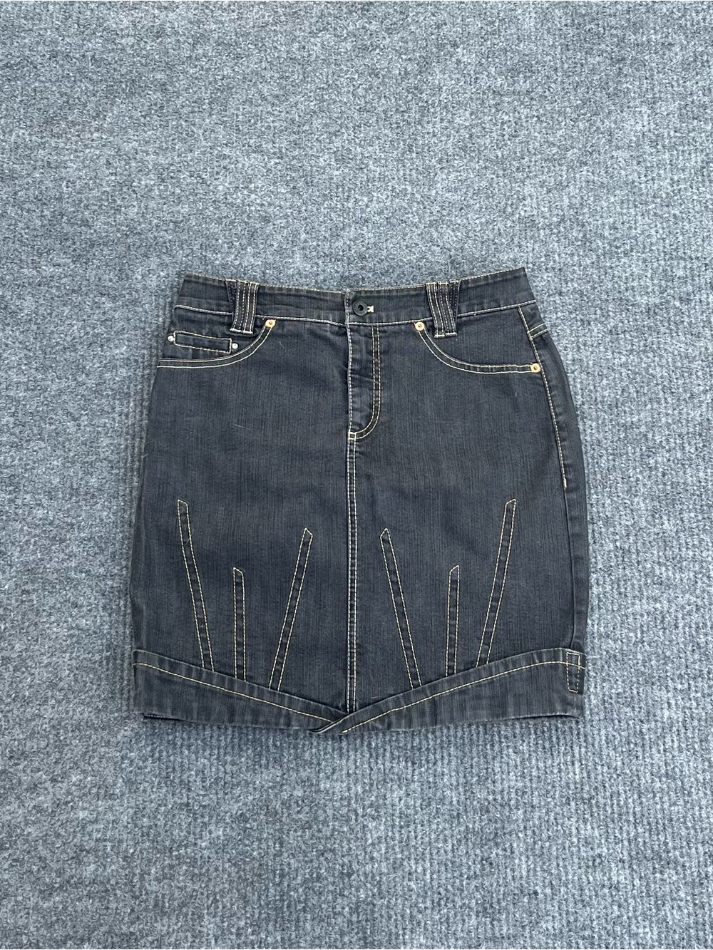 Vintage Marc Cain Mini Denim Skirt